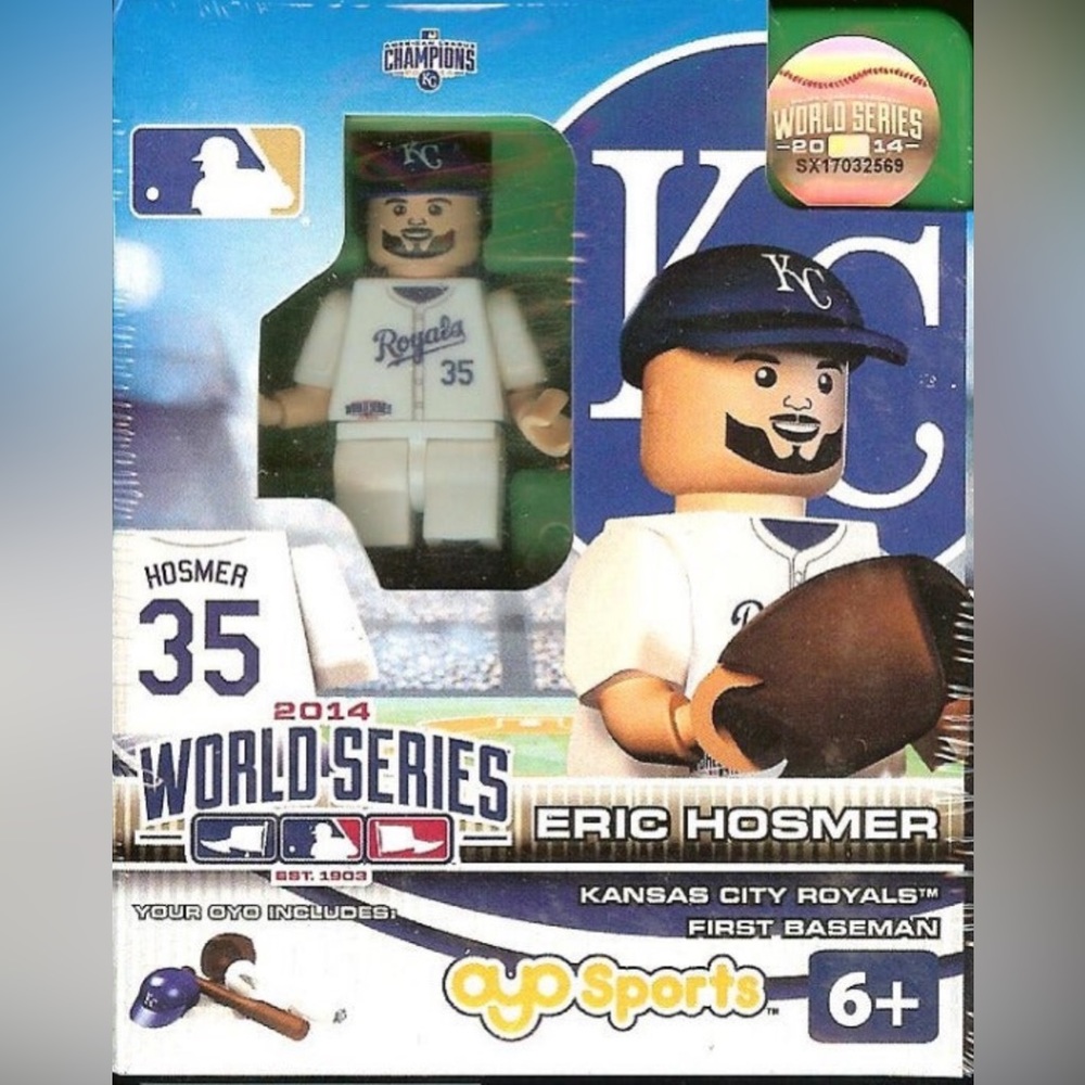 NEW in BOX Eric Hosmer OYO Kansas City Royals MLB Mini Figure